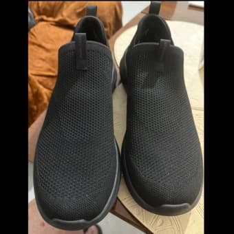 Мужские лоферы Skechers, чёрные, размер 43, новые